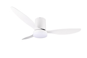 GÖTEBORG - Lampa z wentylatorem 1xLED zintegrowany 2700-6000K - kolor biały