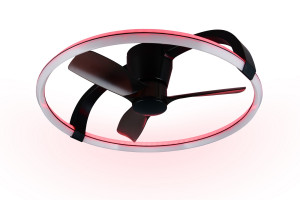 STOCKH - Nowoczesna lampa sufitowa 1xLED zintegrowany 2700-6500K - kolor czarny