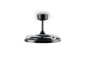 KASFJORD - Nowoczesna lampa sufitowa 1xLED zintegrowany 2700-6500K - kolor czarny