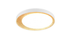 ALETA - Nowoczesna lampa sufitowa 1xLED zintegrowany 2700-6500K - kolor złoty i odcienie złota