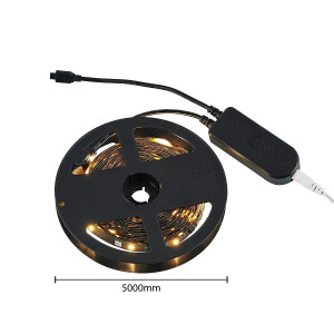 GRIP - Taśma LED 1xLED zintegrowany 3000K - kolor czarny