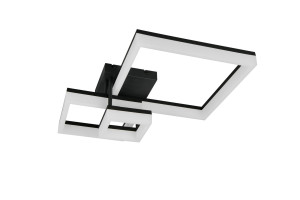 CAMINO - Nowoczesna lampa sufitowa 1xLED zintegrowany 3000K - kolor czarny