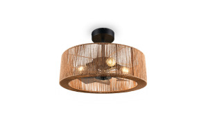 SMILLUM - Nowoczesna lampa sufitowa 4xE27 - kolor brązowy i odcienie brązu