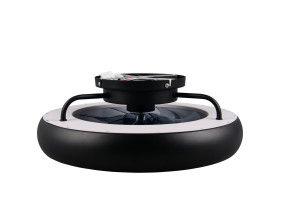 MUONIO - Nowoczesna lampa sufitowa 1xLED zintegrowany 2700-6500K - kolor czarny