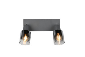 CADIZ - Lampa sufitowa - reflektorki 2xE14 - kolor antracyt