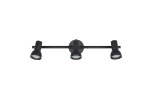 CANTAR - Lampa sufitowa - reflektorki 3xGU10 - kolor czarny