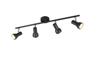 CANTAR - Lampa sufitowa - reflektorki 4xGU10 - kolor czarny