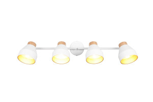 VALENTIN - Lampa sufitowa - reflektorki 4xE14 - kolor biały