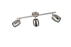 NANCY - Lampa sufitowa - reflektorki 3xGU10 - kolor srebrny i odcienie srebra