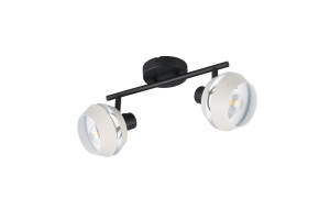 ISLA - Lampa - montaż do sufitu i ścian 2xE14 - kolor szary i odcienie szarości