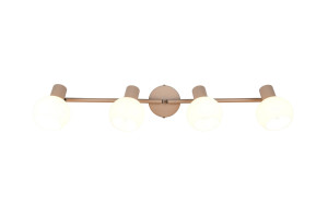BOBA - Lampa sufitowa - reflektorki 4xE14 - kolor beżowy