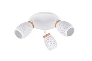 BIDAR - Lampa sufitowa - reflektorki 3xE14 - kolor biały