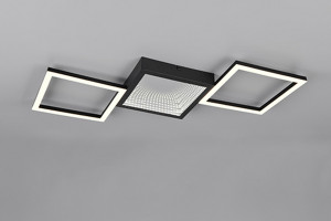 GELO - Nowoczesna lampa sufitowa 1xLED zintegrowany 3000K - kolor czarny