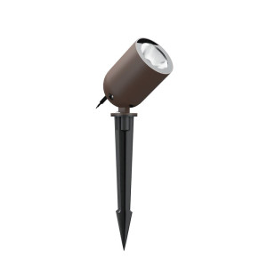 Sui brąz rustykalny LED 12W 2700K CRI>90 IP65 Reflektor ogrodowy ze szpikulcem