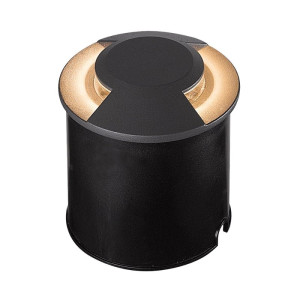 ROUT-2 oprawa gruntowa LED 2-kierunkowa antracytowa Ø12,5 cm 9W 3000K IP67