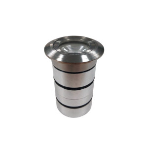 Blak-7 mini oprawa gruntowa GU10/MR11 chrom szczotkowany Ø5 cm IP65