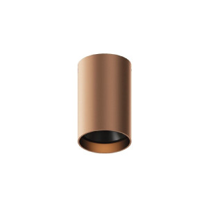 Kumu brąz tytanowy-czarna 3000K tuba sufitowa LED 15W CRI90 IP65 8cm