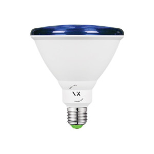 Żarówka LED E27 PAR38 niebieska 15W IP65 30°