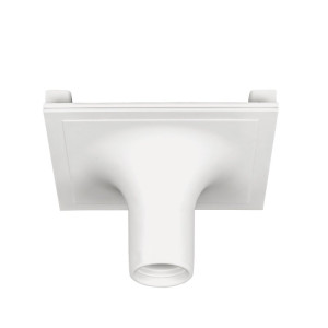 Kwadratowa oprawa gipsowa trimless GU10 22,5×22,5cm głębokość 16cm do malowania IP20