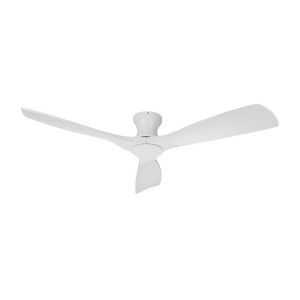 Air biały wentylator sufitowy z pilotem DC35W Ø132cm 75-140 obr./min 3 łopatki