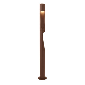Korn rdzawy brąz 3000K obrotowy słupek ogrodowy LED 2x6W CRI90 IP65 80cm