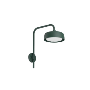 Jade zielony Sand Green 2700K kinkiet zewnętrzny LED 8W CRI90 IP65 Ø15cm