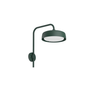Jade-2 zielony Sand Green 2700K kinkiet zewnętrzny LED 12W CRI90 IP65 Ø18cm