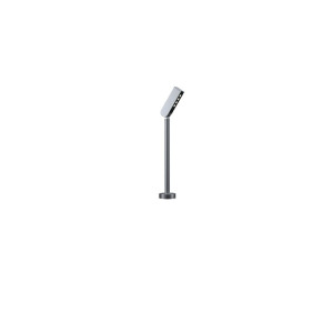 Robi szaro-piaskowy 3000K reflektor ogrodowy LED DC24V 5W CRI90 IP65 regulowany
