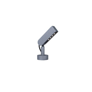 Robi szaro-piaskowy 3000K niski reflektor ogrodowy LED DC24V 5W CRI90 IP65 regulowany 9cm