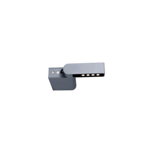 Robi szaro-piaskowy 3000K regulowany kinkiet zewnętrzny LED 5W CRI90 IP65 180°