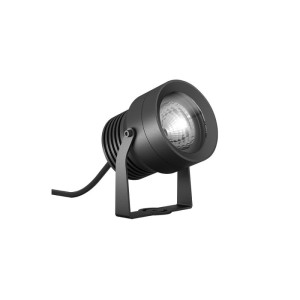 Olei antracytowy 3000K okrągły regulowany reflektor ogrodowy LED z podstawą 18W IP65