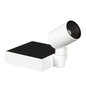 Solar biały 3000K reflektor ogrodowy wbijany LED 1,3W 110lm IP65 panel 2W akumulator 2200mAh