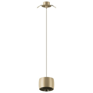 Aura złoto szampańskie lampa wisząca LED Ø10,2cm 10W 3000K 989lm CRI>90 ściemnialna – montaż wpuszczany