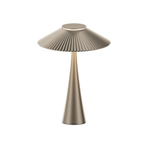 Amelie złoto szampańskie okrągła Ø30cm LED 18W 3000K 2044lm CRI>90 lampa stołowa
