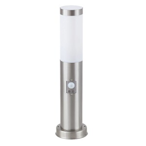Inox torch słupek ogrodowy z czujnikiem ruchu 45cm. Rabalux 8267
