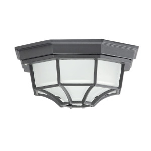 Milano Czarna IP43 E27 Lampa sufitowa zewnętrzna Rabalux 8346
