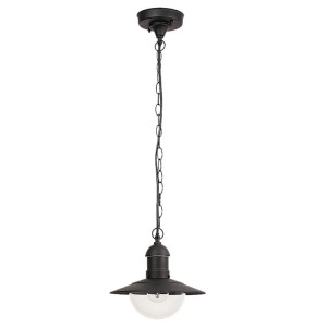 Oslo Czarna IP44 E27 Lampa zewnętrzna wisząca Rabalux 8717