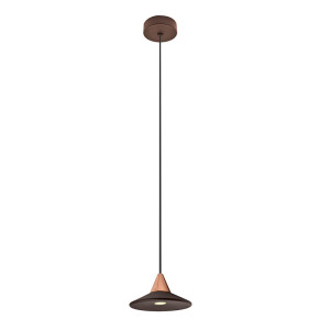 TINO Beżowa + różowe złoto LED 7W 3000K Lampa wisząca OXYLED 456498