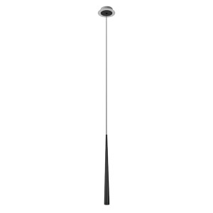 PANA Czarna LED 7W 3000K CRI > 90 Lampa wisząca OXYLED 456597