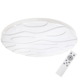 Mason LED 80W śr. 80cm. z pilotem, barwa światła zmienna, Lampa sufitowa Rabalux 1509
