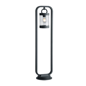 Sambesi Antracyt Wys. 1m z czujnikiem zmierzchu E27 IP44 Lampa ogrodowa stojąca Trio 404160142