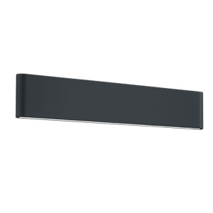Thames II Antracyt LED 2x8W szer. 46,5cm. IP54 3000K Kinkiet zewnętrzny Trio 226460242