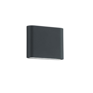 Thames II Antracyt LED 2x2,5W szer. 11,5cm. IP54 3000K Kinkiet zewnętrzny Trio 227560242