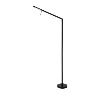 BERGAMO Czarna LED ściemnialna 6W 3000K Lampa podłogowa stojąca Lucide 12719/06/30 ( dostępna 1 szt. Wysyłka 24 h )
