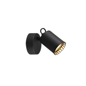 PAGO Czarny mat Kinkiet ruchomy Trio