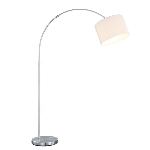 HOTEL Biała Wysokość regulowana Lampa podłogowa stojąca Trio