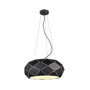 ZANDOR LED Czarny mat 3xE27 Lampa wisząca Trio