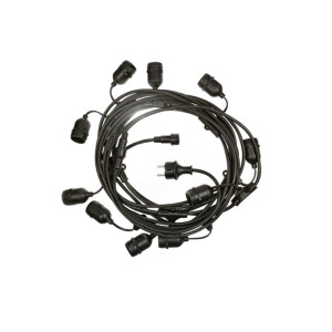 GIRLANDA 10m 10xE27 230V Spectrum