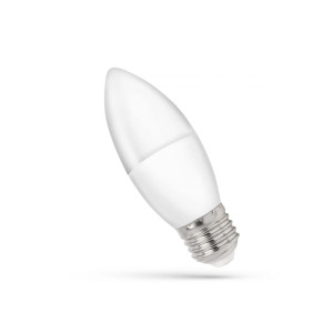 LED 8W E27 3000K Świeczka Spectrum