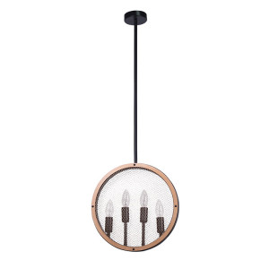 Arete czarna metal 4xE14 IL MIO Lampa wisząca